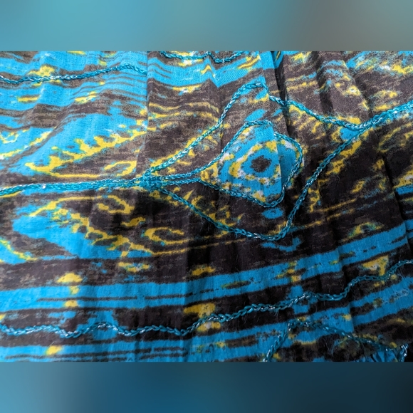 - Nu Look sleeveless Maxi tiered cotton Dress with a flare . sundress - Picture 5 of 7